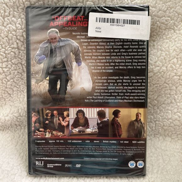 Alibi (DVD, 2017) Michael Kitchen, Phyllis Logan, Sophie Okonedo - Picture 2 of 6